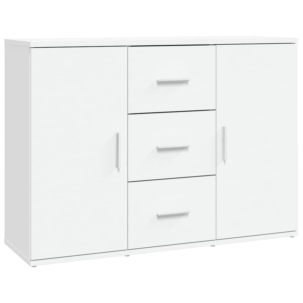 Sideboard Weiß 91x29,5x65 cm Holzwerkstoff