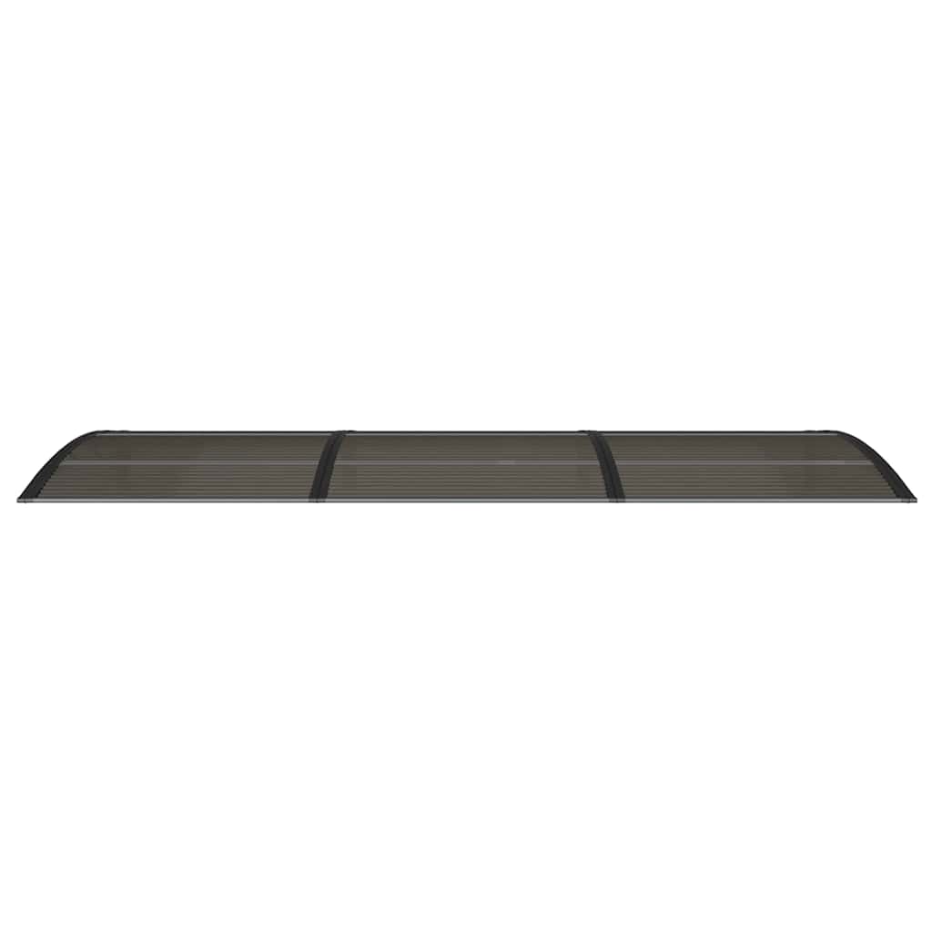 Türvordach Schwarz 300x100 cm Polycarbonat