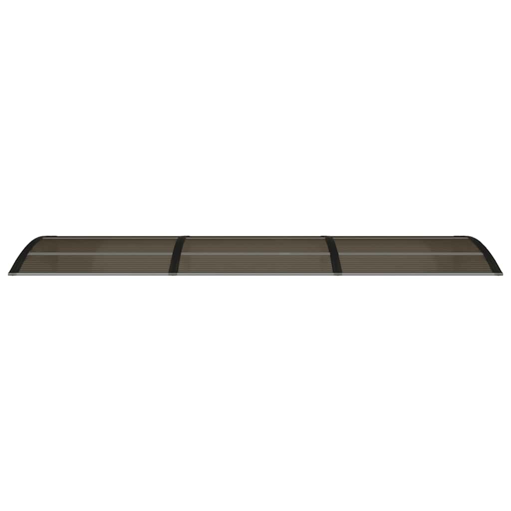 Türvordach Schwarz 300x75 cm Polycarbonat