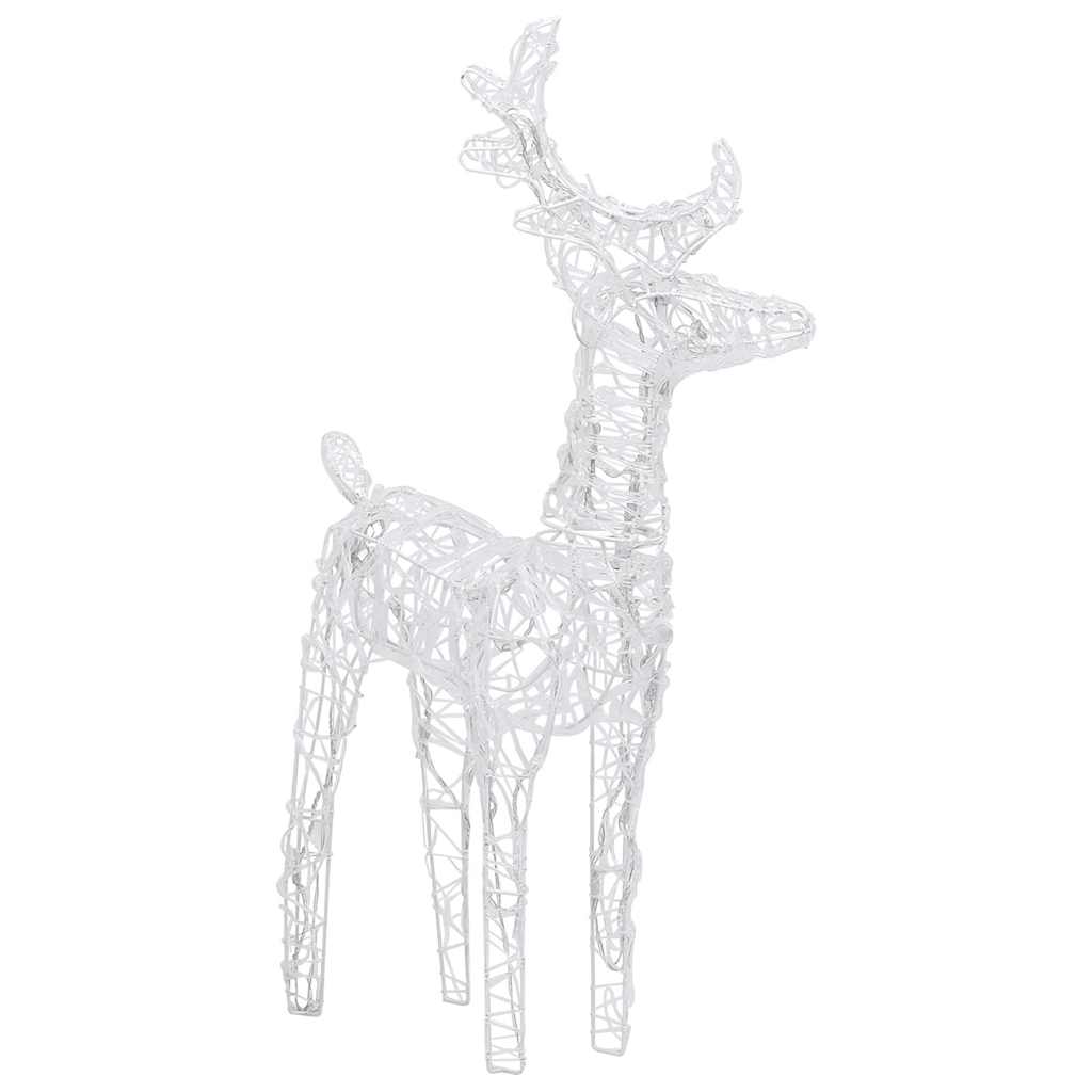 LED-Rentiere 4 Stk. Warmweiß 160 LEDs Acryl