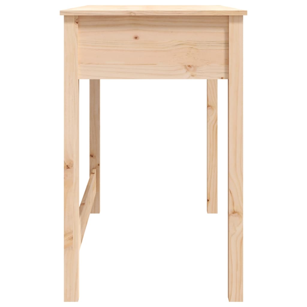 Bureau avec tiroirs 100x50x78 cm en bois de pin massif