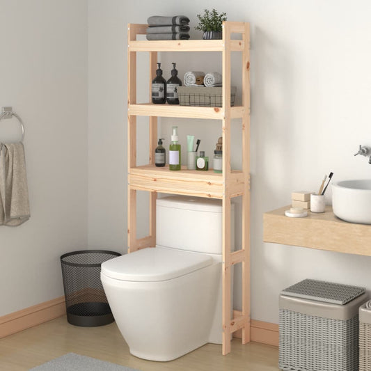 Toilet shelf 63x26x171 cm solid pine wood