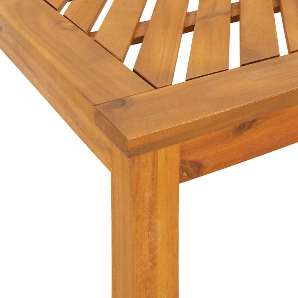 Garten Essgruppe 5 Stk. Braun Massivholz Akazie