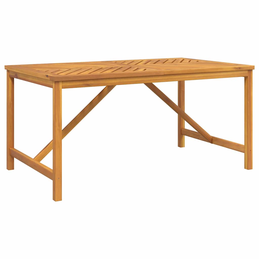Garten Essgruppe 6 Stk. Braun Massivholz Akazie
