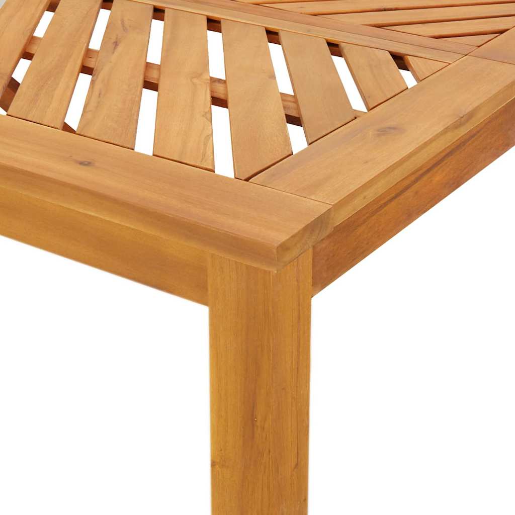 Garten Essgruppe 3 Stk. Braun Massivholz Akazie