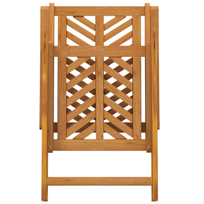 Garten Essgruppe 3 stk. Braun Massivholz Akazie