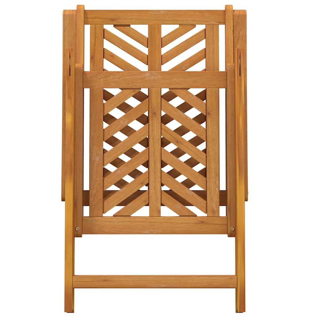 Garten Essgruppe 3 Stk. Braun Massivholz Akazie