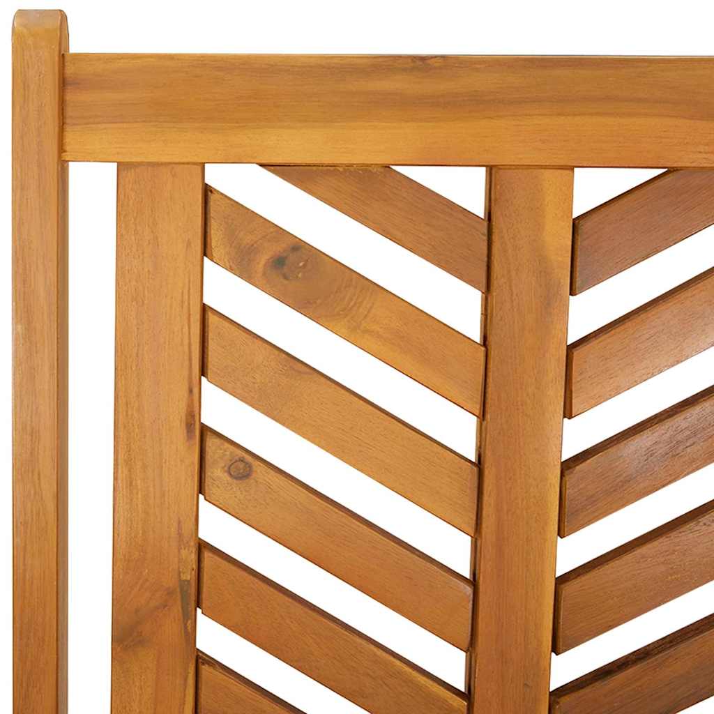 Garten Essgruppe 5 Stk. Braun Massivholz Akazie