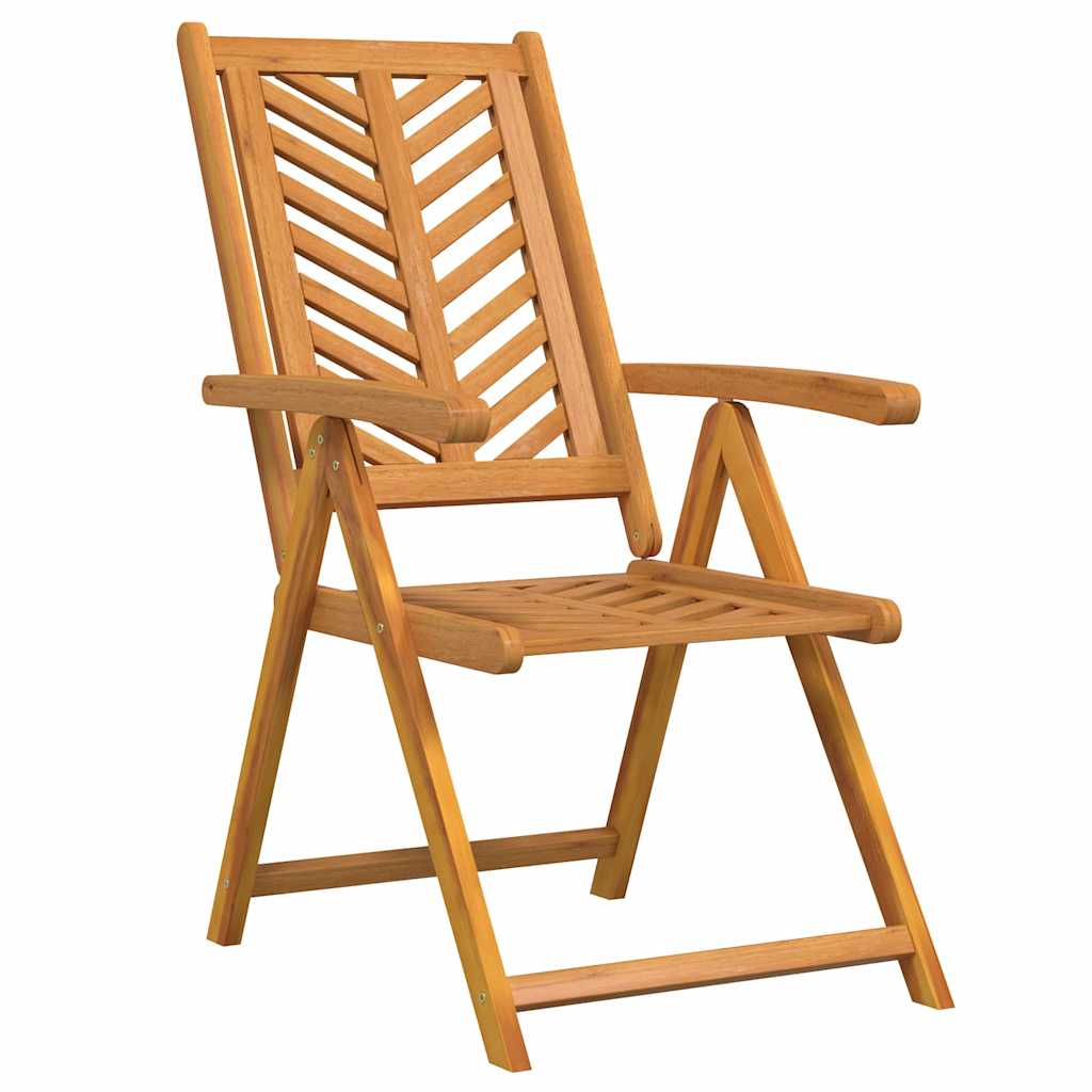 Garten Essgruppe 5 Stk. Braun Massivholz Akazie
