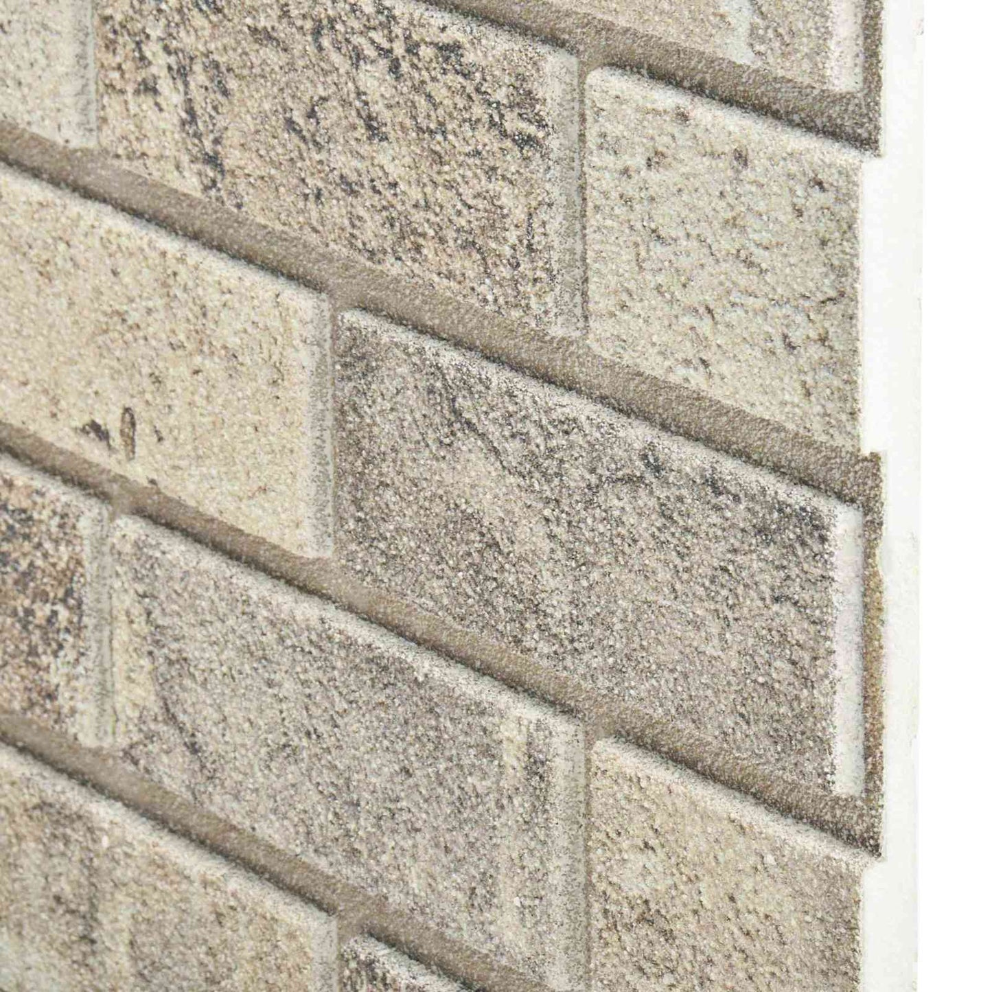 Wandpaneele 10 stk. 100 x 50 cm Sand EPS-Schaum