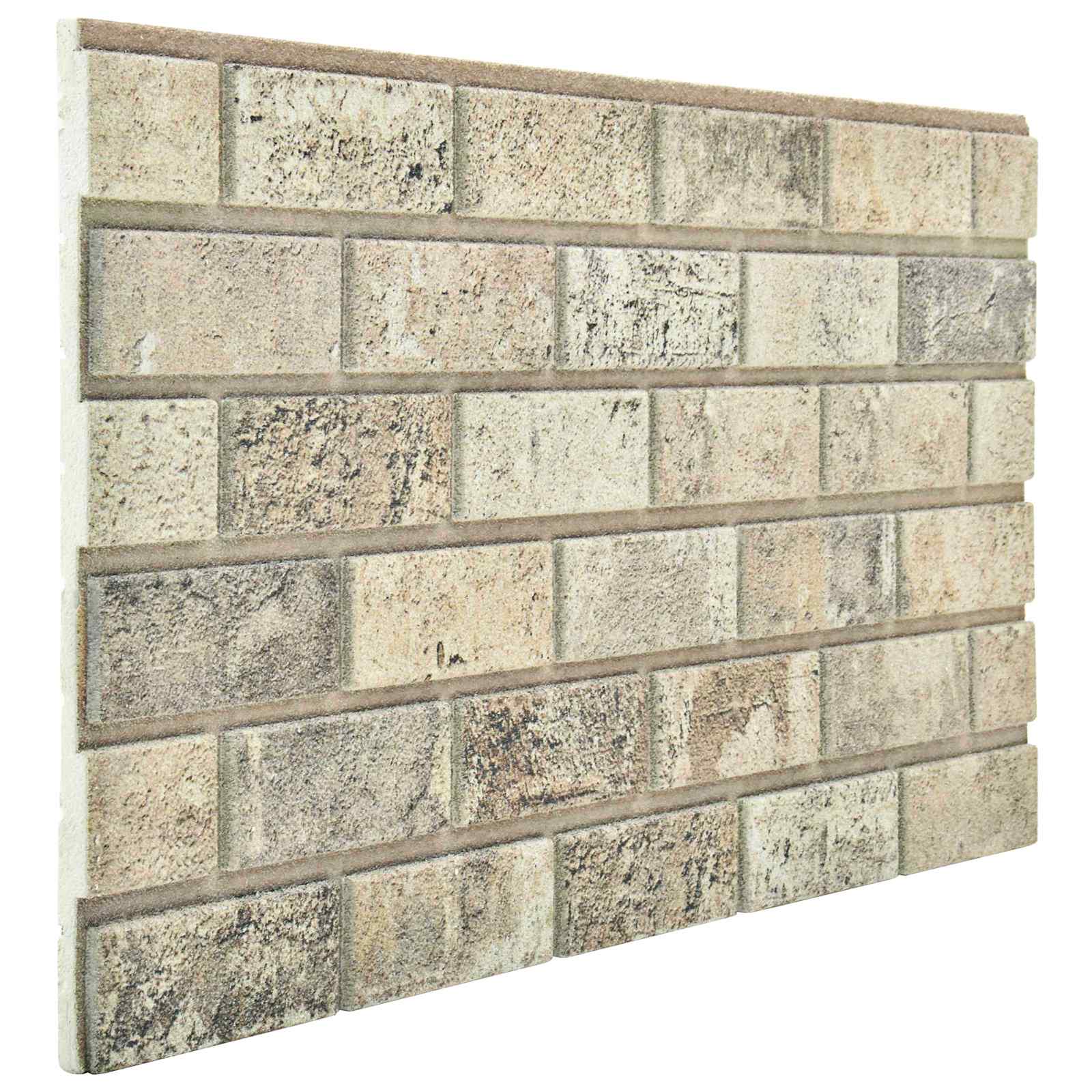 Wandpaneele 10 stk. 100 x 50 cm Sand EPS-Schaum