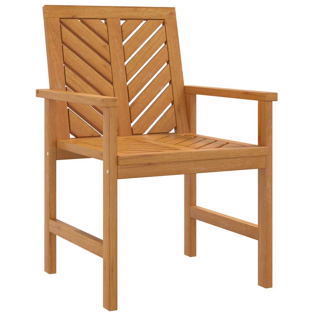 Garten-Essstühle 3 Stk. Massivholz Akazie