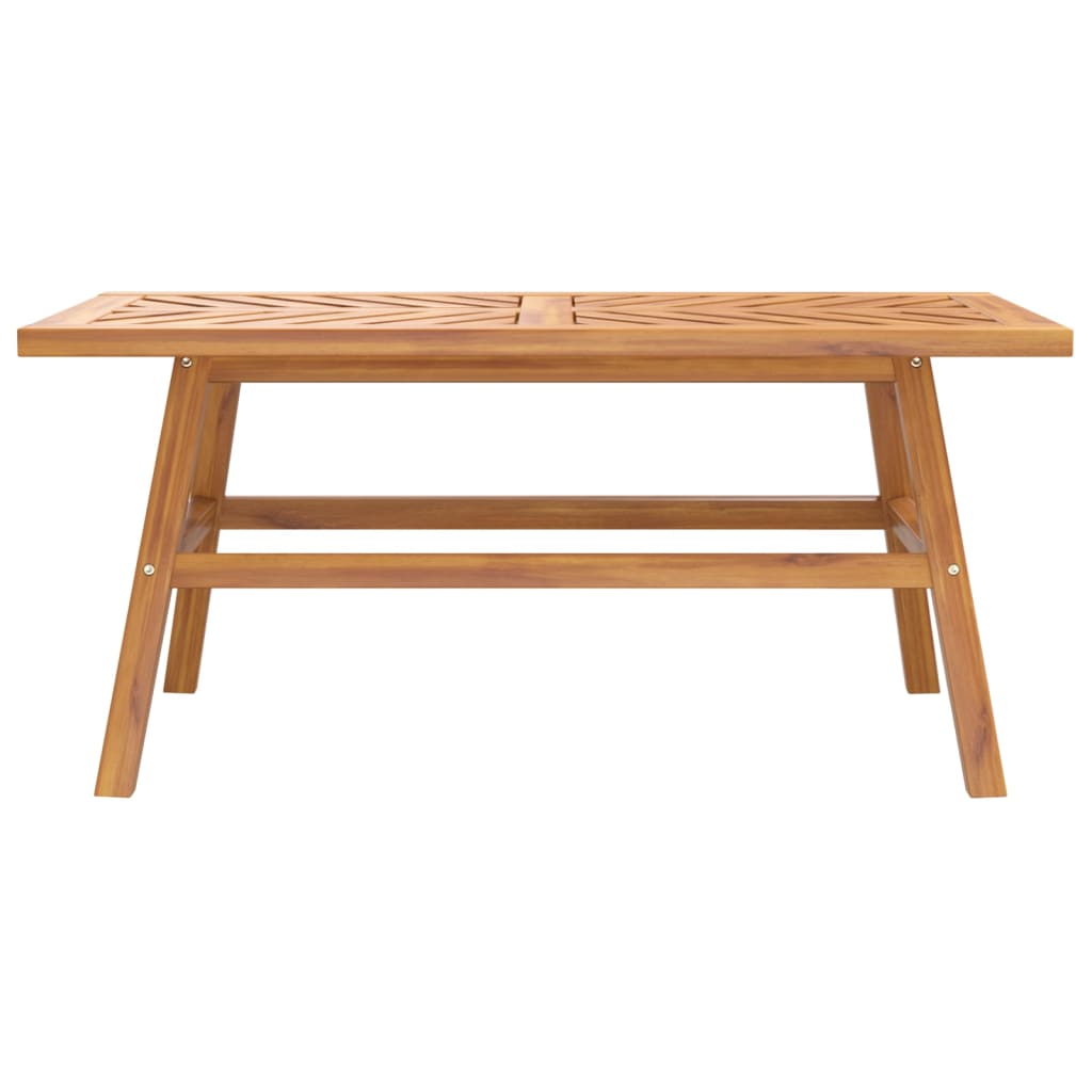 Table basse 100x50x45 cm en bois d'acacia massif