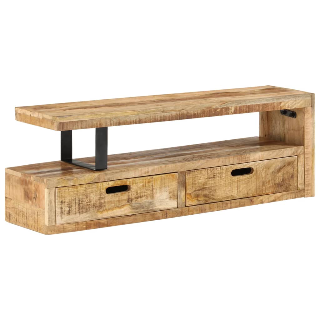 TV-Ständer (118–200) x 30 x 40 cm Massivholz Mango