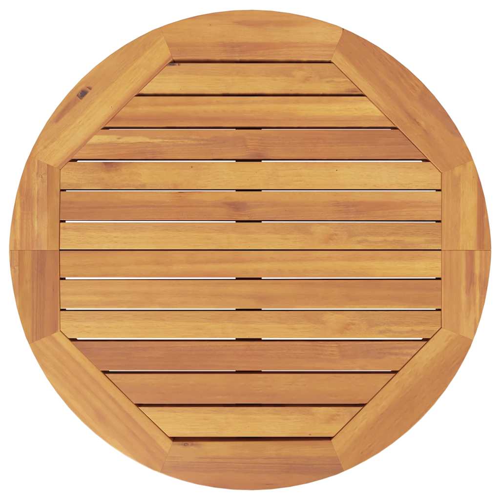 Garten-Bartisch Ø60x105 cm Massivholz Akazie