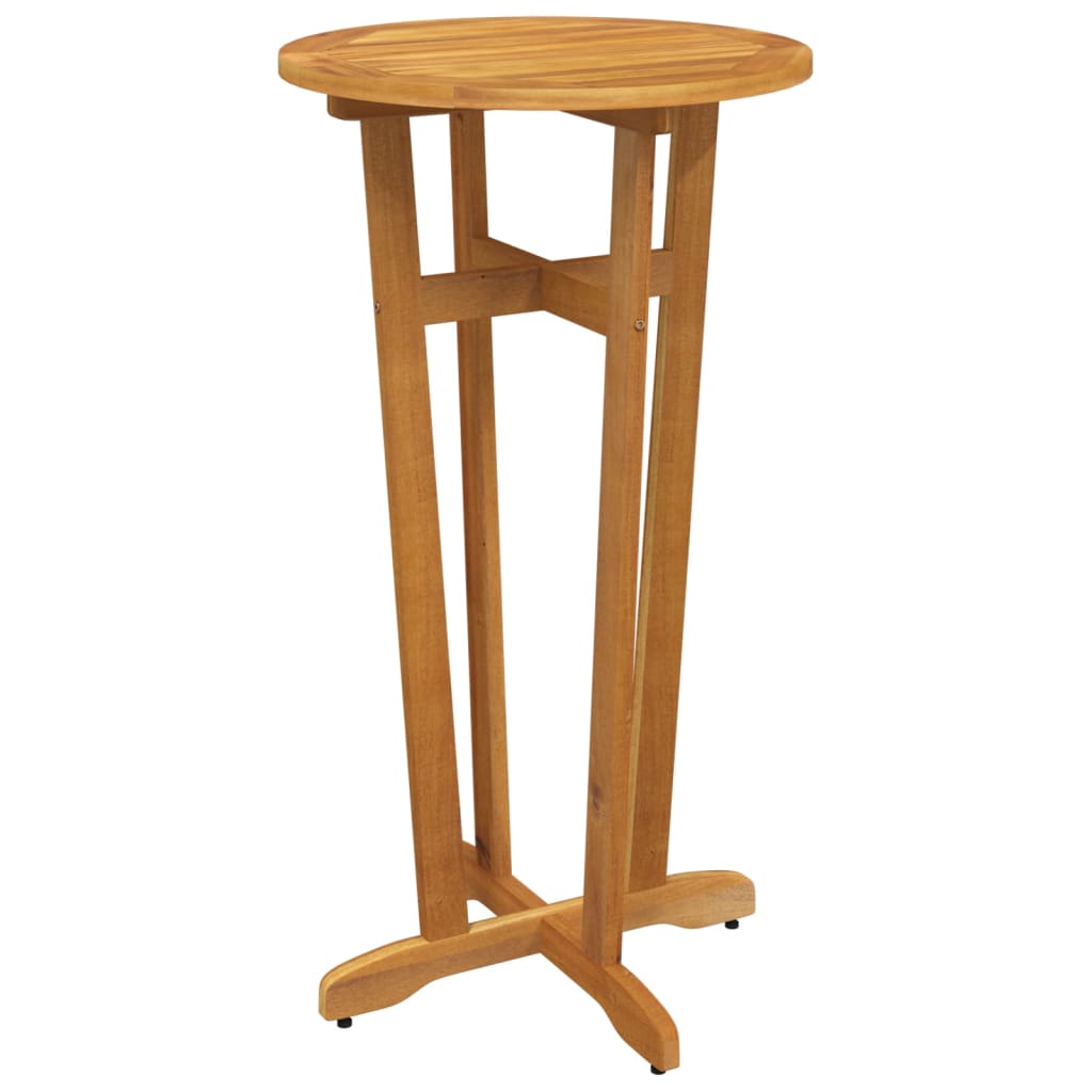 3-tlg. Bar-Set Massivholz Akazie