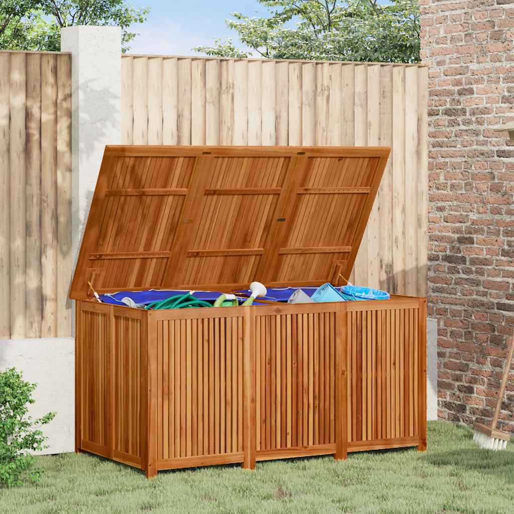 Gartenbox 150X80X75 Cm Massivholz Akazie Blau