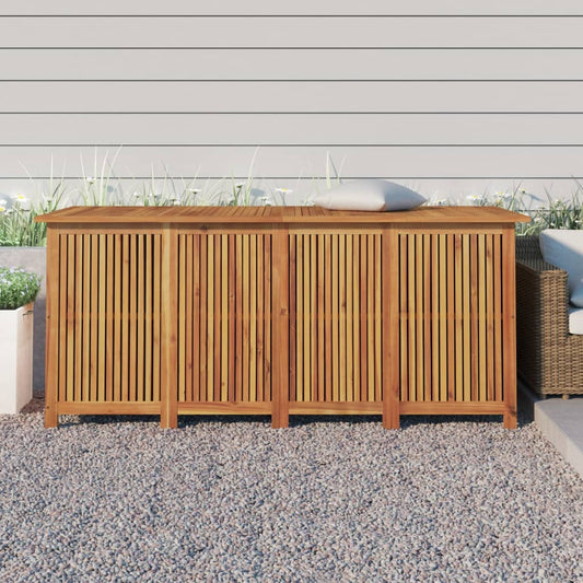 Gartenbox 175X80X75 Cm Massivholz Akazie Blau