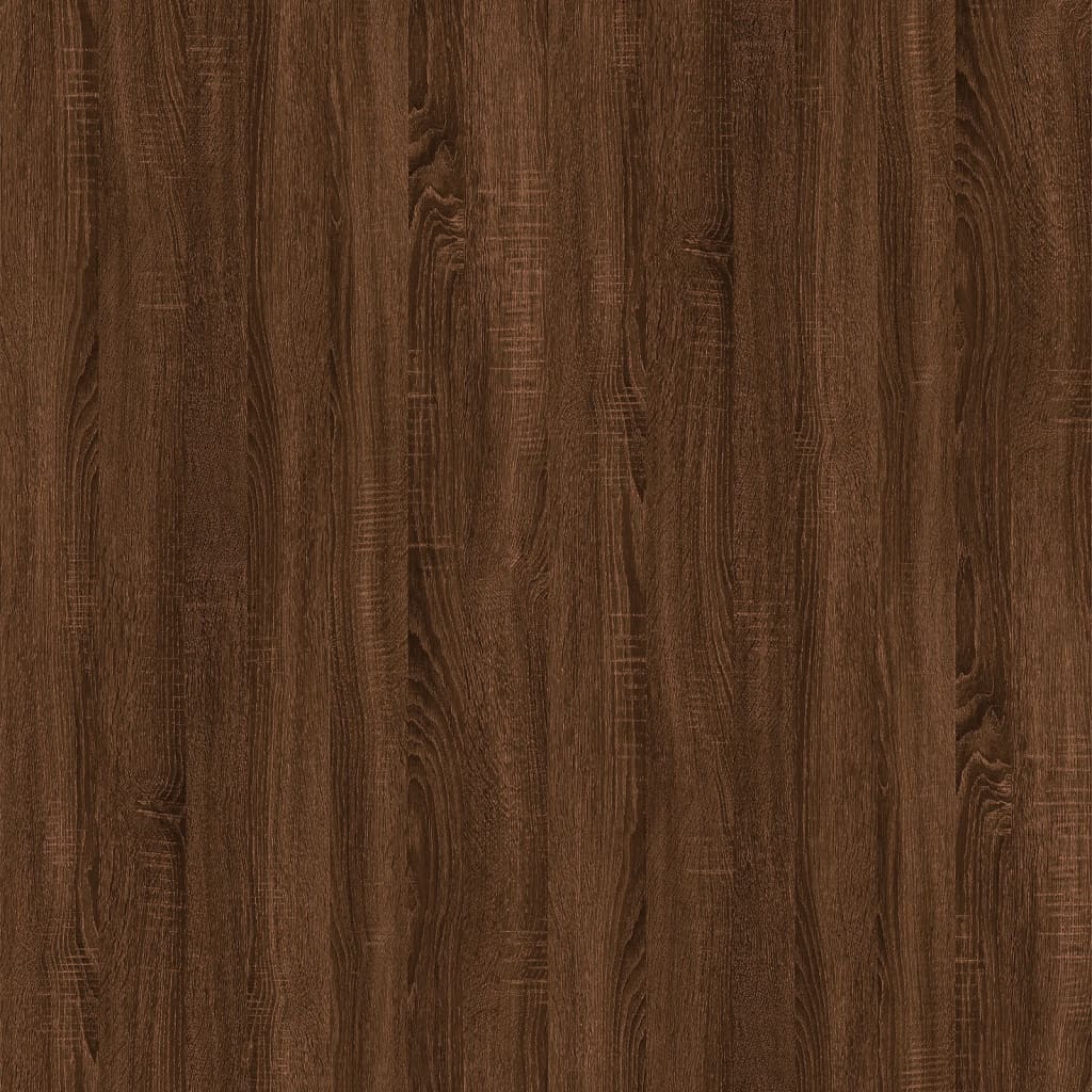 Bibliothèque/séparateur de pièce en chêne brun 80x24x192 cm matériau bois