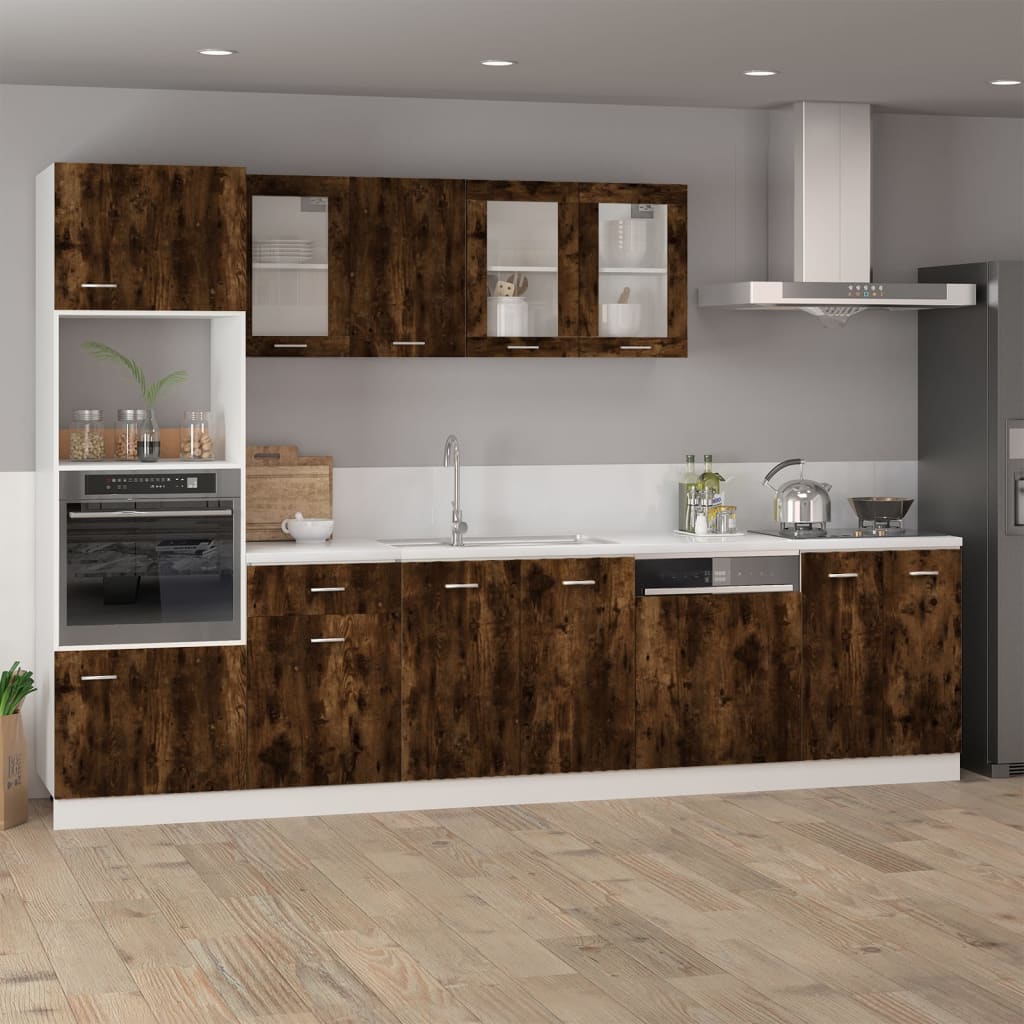 Hängeschrank Lyon Räuchereiche 39,5x31x60 cm Holzwerkstoff