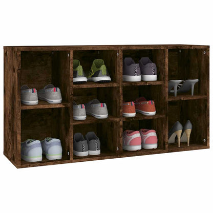 Schuhbank Räuchereiche 103x30x55 cm Holzwerkstoff