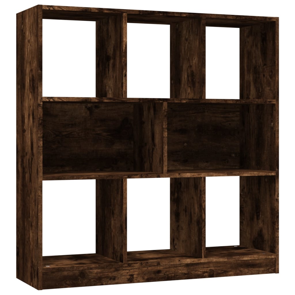 Bookshelf Smoked Oak 97.5x29.5x100 cm Wood Material