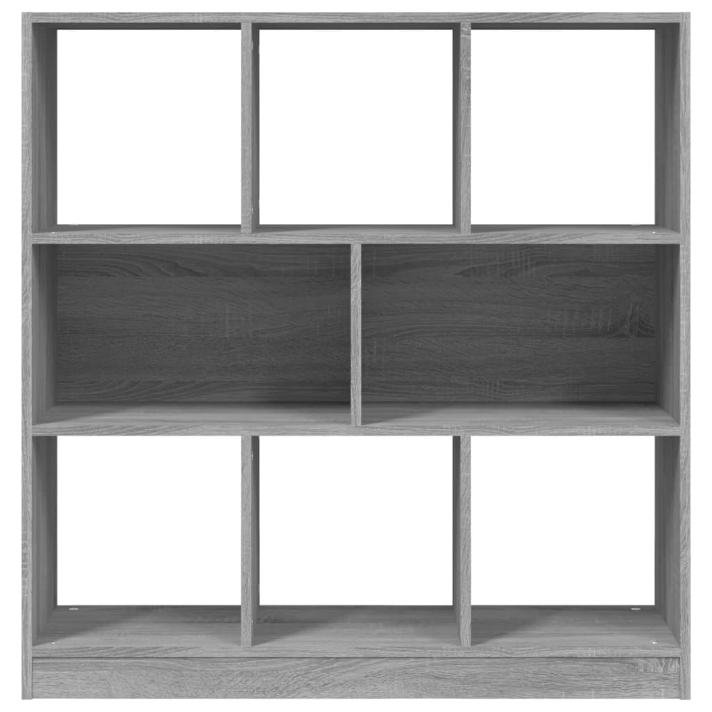 Bookshelf Grey Sonoma 97.5x29.5x100 cm Wood Material