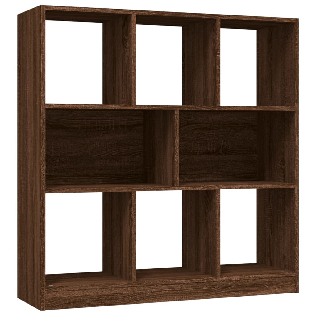 Bookshelf Brown Oak Look 97.5x29.5x100 cm Wood Material