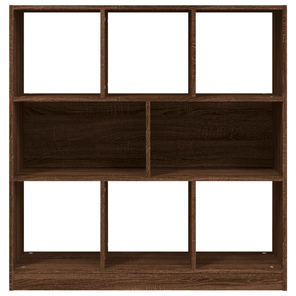 Bookshelf Brown Oak Look 97.5x29.5x100 cm Wood Material