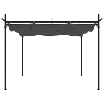 Pergola mit Schiebedach Anthrazit 295x292x230 cm