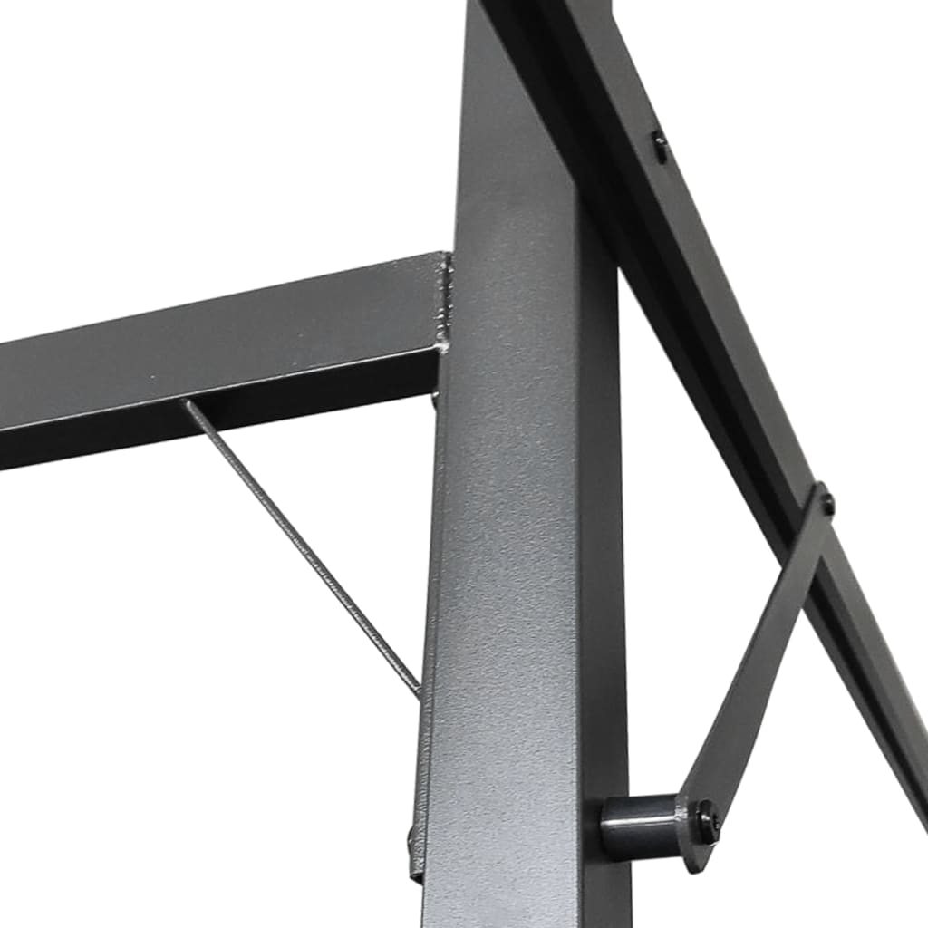 Pergola mit Schiebedach Creme 395x292x230 cm