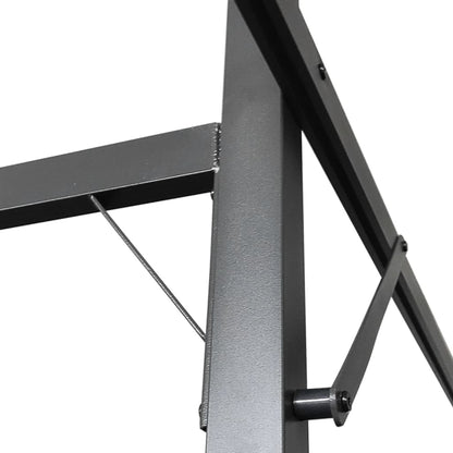 Pergola mit Schiebedach Creme 395x292x230 cm