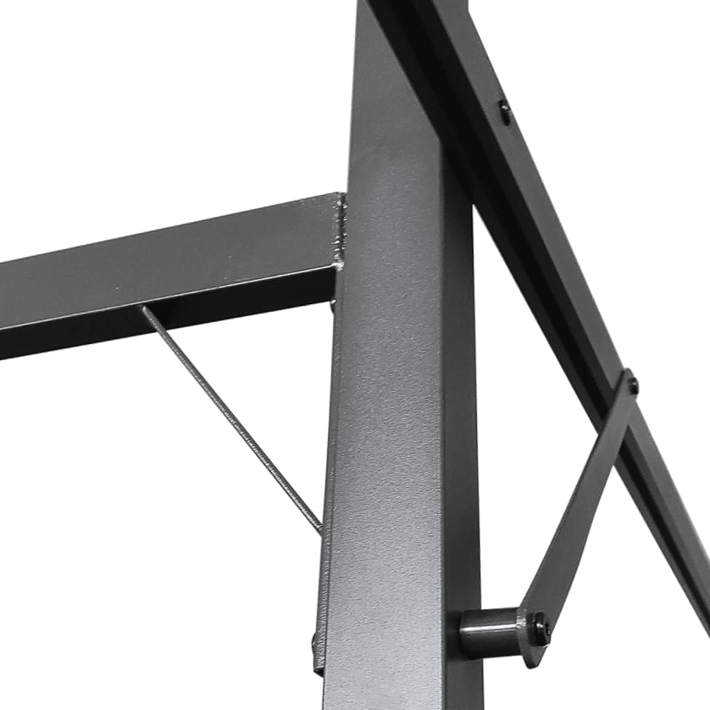 Pergola mit Schiebedach Taupe 589x292x230 cm