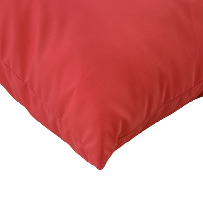 Sofakissen 4 Stk. Rot 60x60 cm Stoff