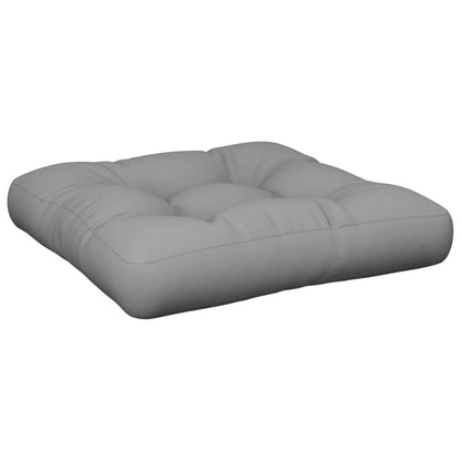 Palettenkissen Grau 50x50x12 cm Stoff