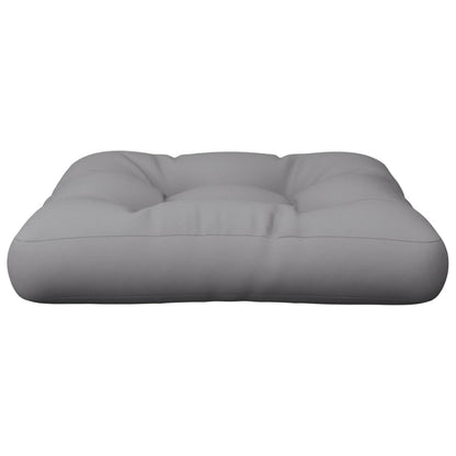 Palettenkissen Grau 50x50x12 cm Stoff