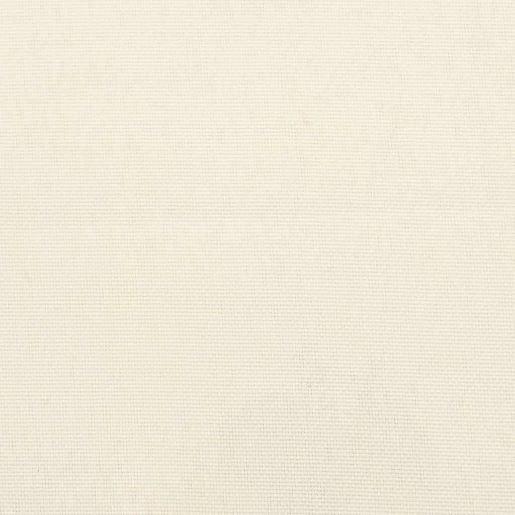 Palettenkissen Creme 50x50x12 cm Stoff