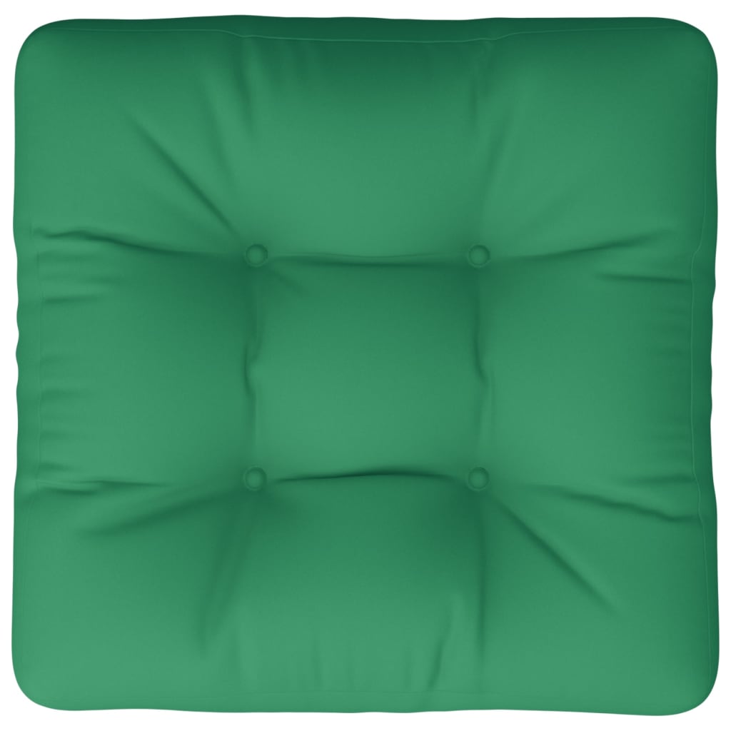 Palettenkissen Grün 50x50x12 cm Stoff