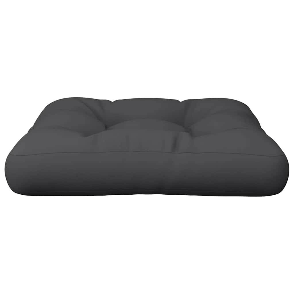 Palettenkissen Schwarz 50x50x12 cm Stoff