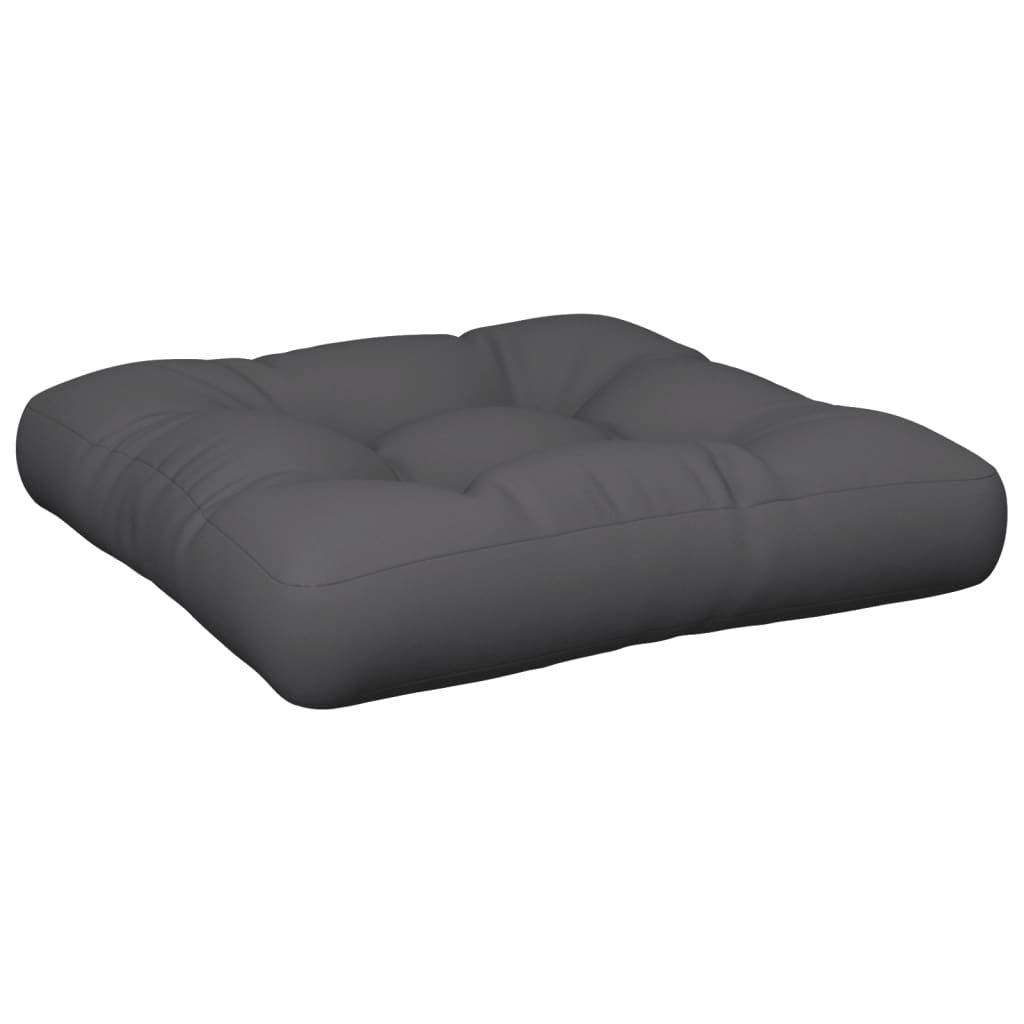 Palettenkissen Anthrazit 60x60x12 cm Stoff