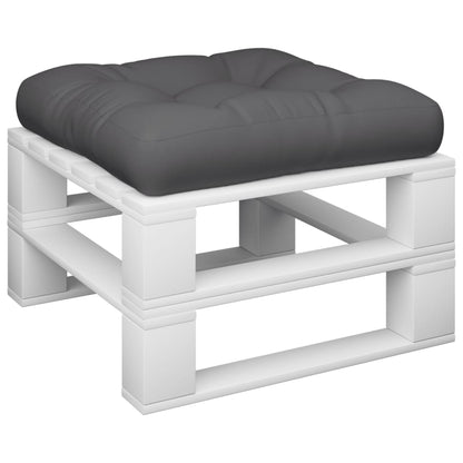Palettenkissen Anthrazit 60x60x12 cm Stoff