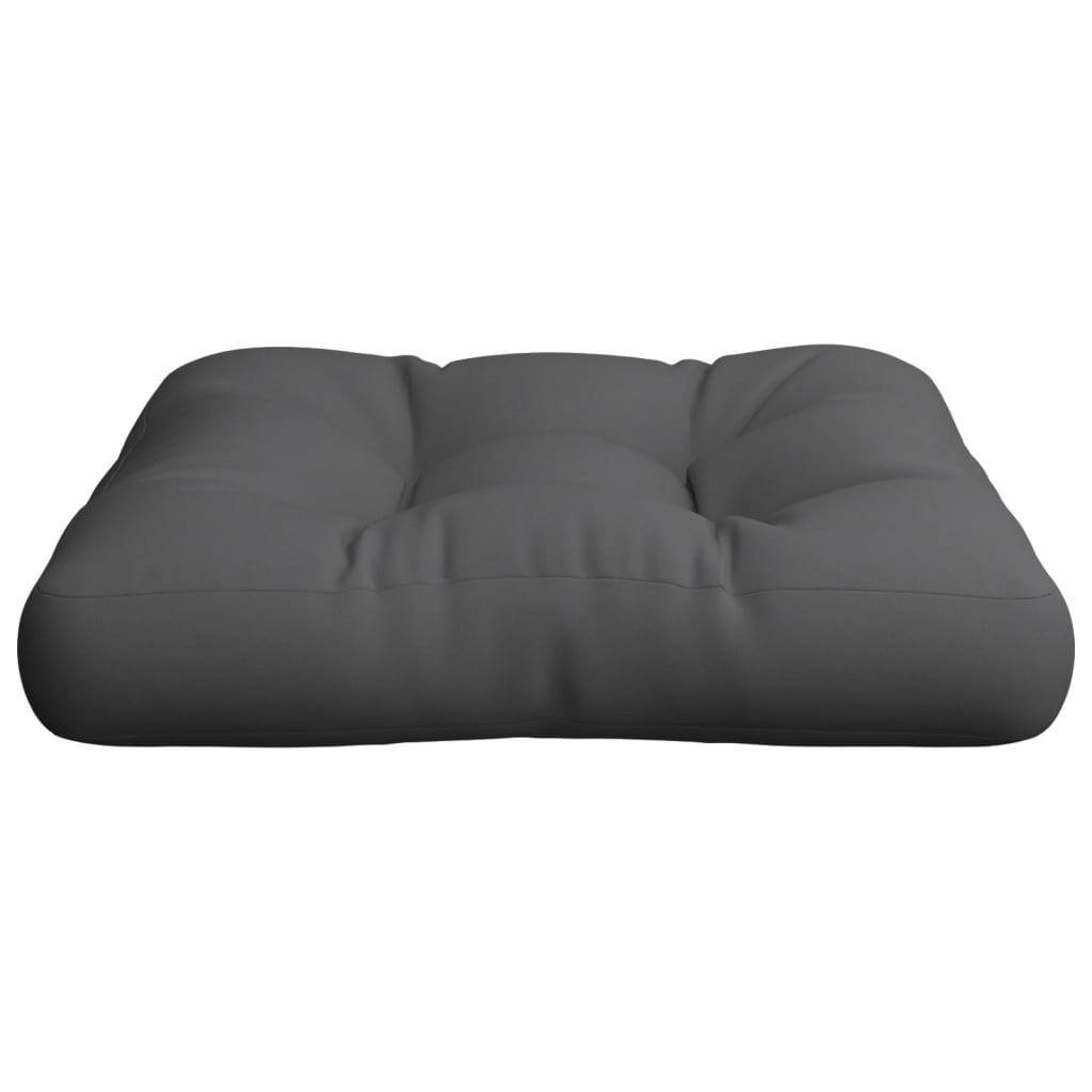Palettenkissen Anthrazit 60x60x12 cm Stoff