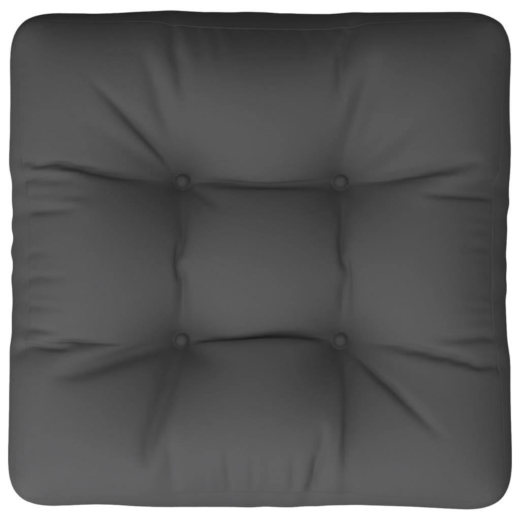 Palettenkissen Anthrazit 60x60x12 cm Stoff