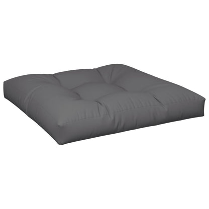 Palettenkissen Anthrazit 70x70x12 cm Stoff