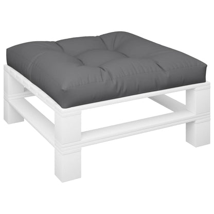 Palettenkissen Anthrazit 70x70x12 cm Stoff