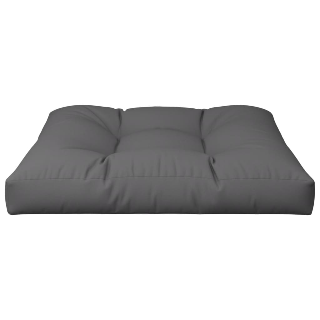 Palettenkissen Anthrazit 70x70x12 cm Stoff