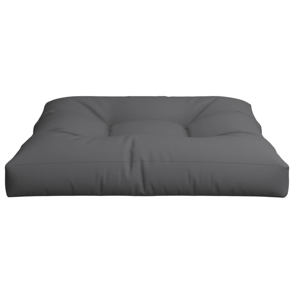 Palettenkissen Anthrazit 70x70x12 cm Stoff