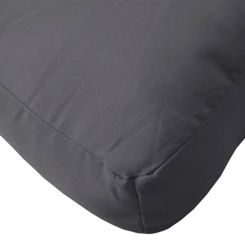 Palettenkissen Anthrazit 70x70x12 cm Stoff