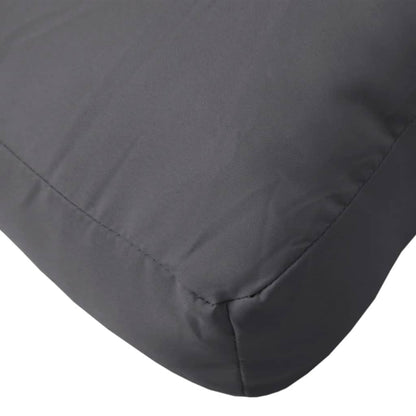 Palettenkissen Anthrazit 70x70x12 cm Stoff