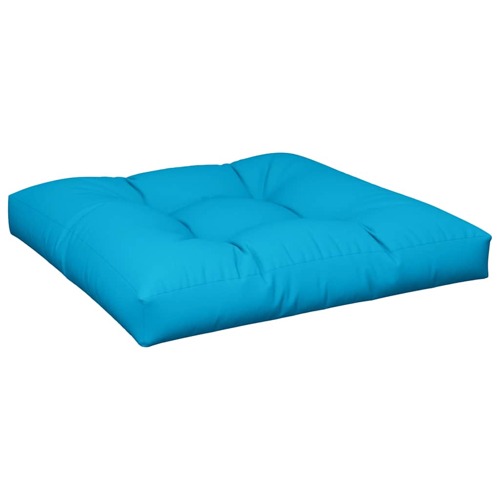 Palettenkissen Blau 70x70x12 cm Stoff